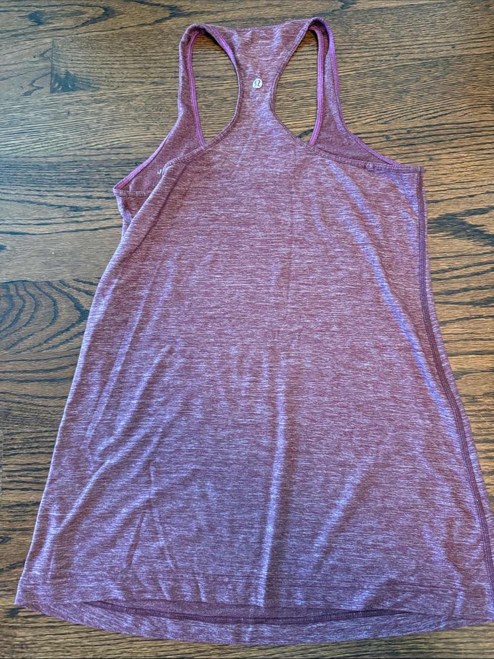 lululemon athletica Heathered Mauve-Pink Racerback Tank